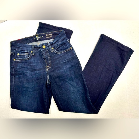7 For All Mankind Pants - Seven For All Mankind KIMMIE BOOTCUT Jeans - Dark Wash - Size 24
